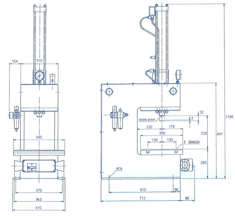 HydroPneumatikPresse RHP-1720-300